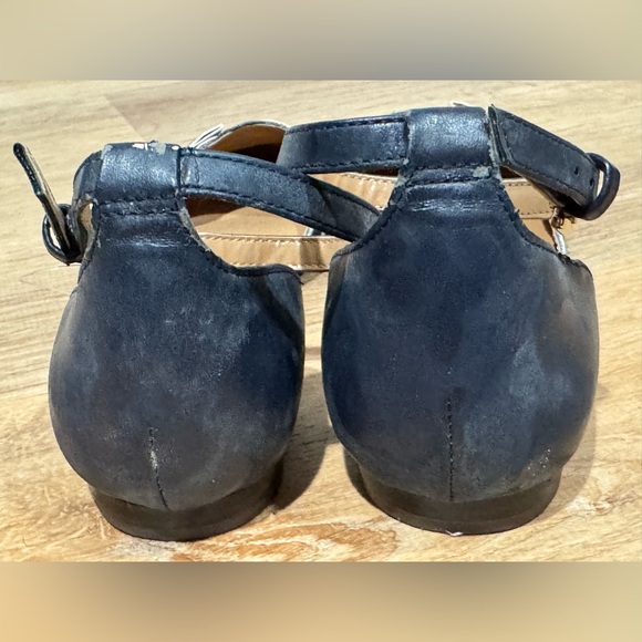 NEW TOMMY HILFILGIER NANCEE D'ORSAY STRIPED CANVAS FLATS SIZE 7.5 - Picture 6 of 13